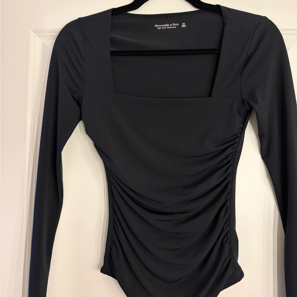 Abercrombie & Fitch Soft Collection Ruched Bodysuit